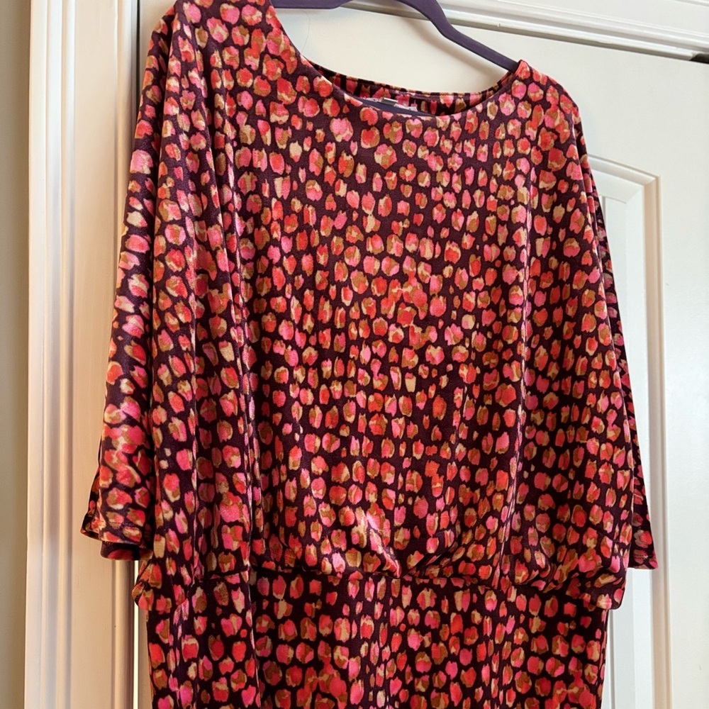 Chico's Multicolor Abstract Print Top